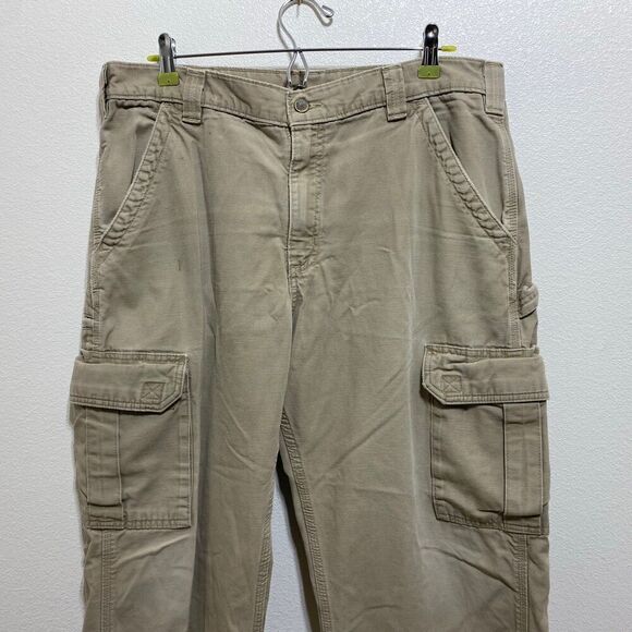 Carhartt Men's Tan and Cream Jeans Size 36”X30” - Picture 2 of 12